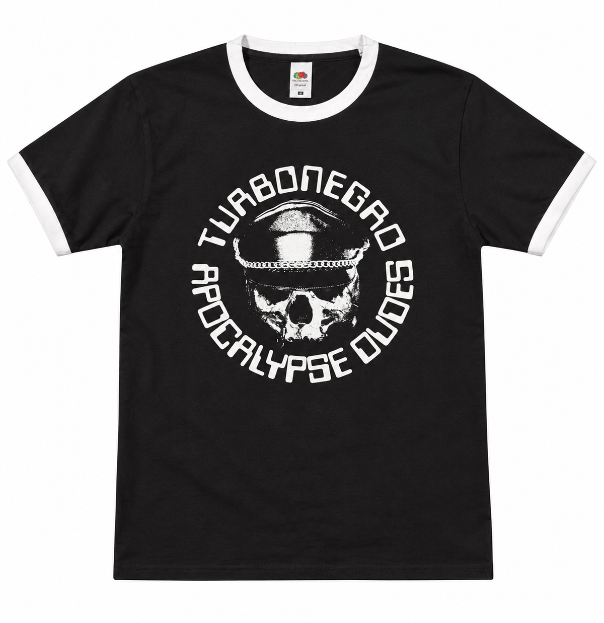 SORT RINGER T-SKJORTE