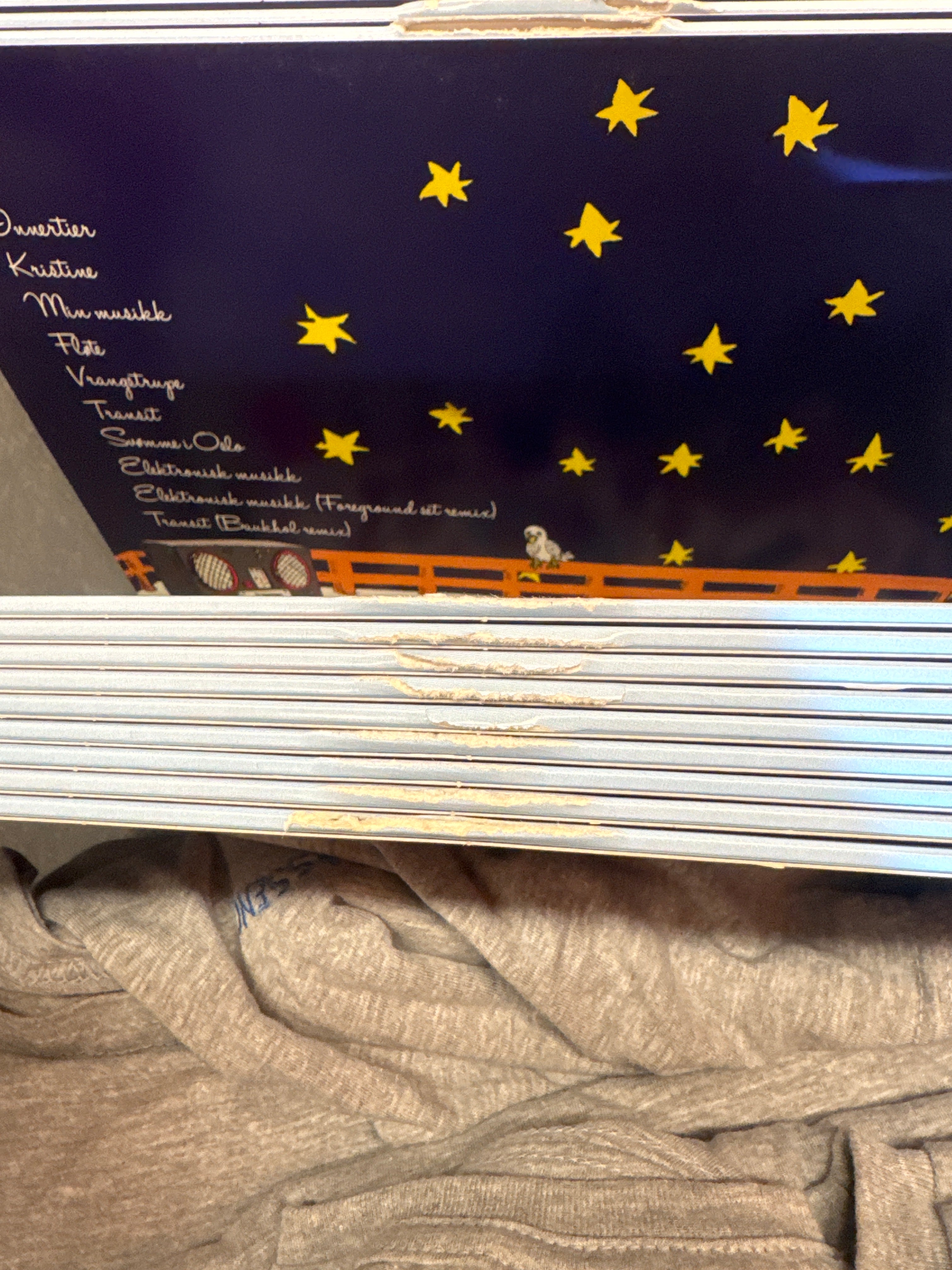 Vinyl - Fløte (ØDELAGTE COVER)