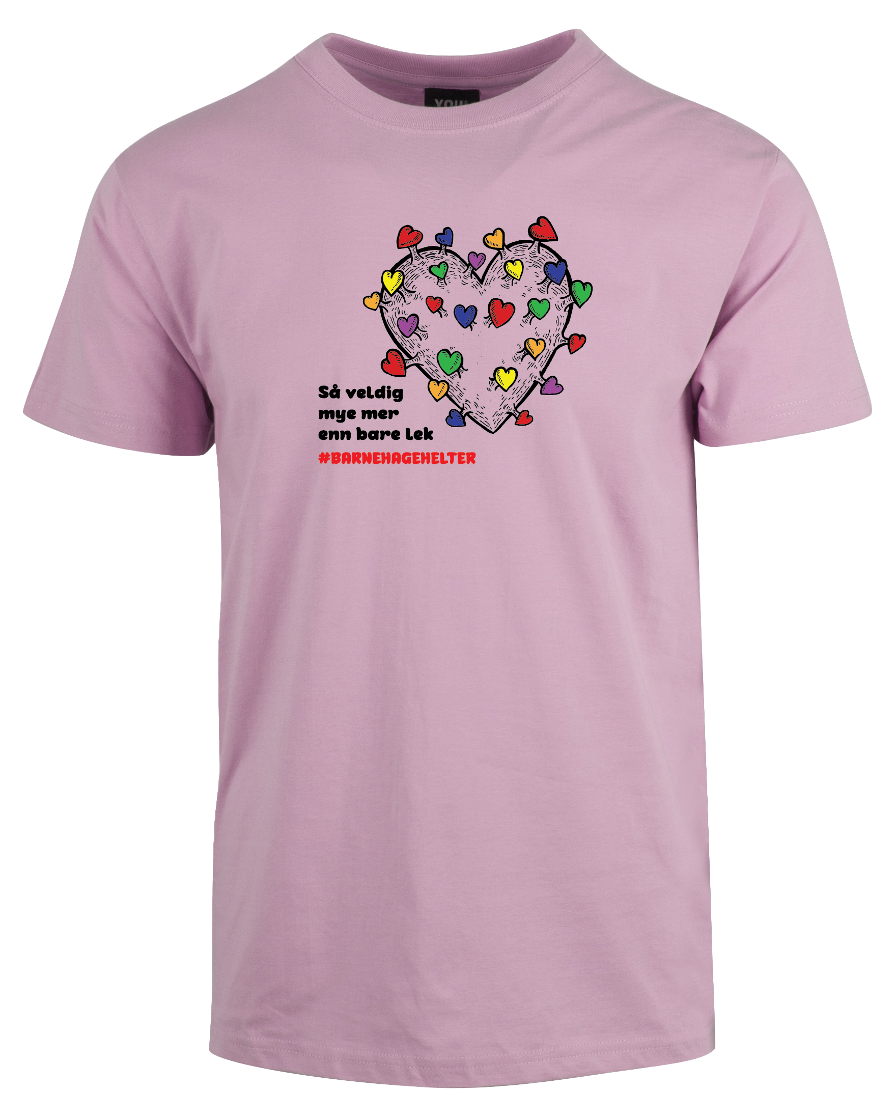 Barnehagehelter T-Skjorte Rosa